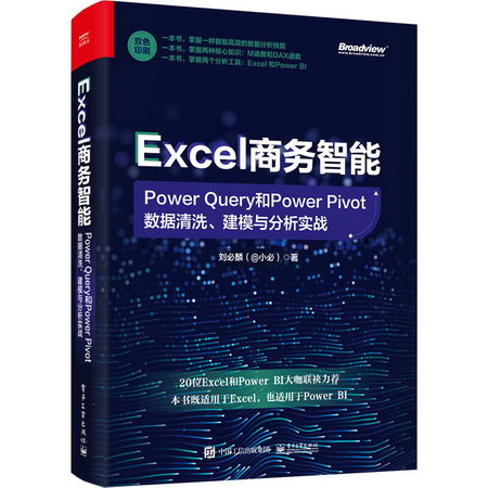 Excel商務智能 Power Query和Power Pivot數據清洗、建模 圖書