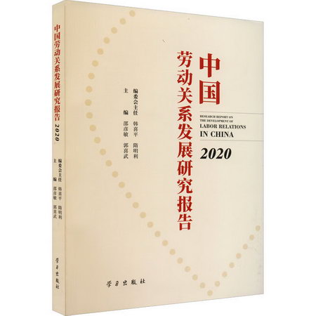 中國勞動關繫發展研究報告 2020 圖書