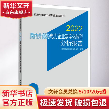 國內外能源電力企業數字化轉型分析報告 2022 圖書
