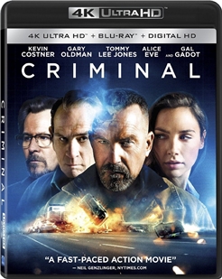 4K UHD 藍光電影碟 超腦48小時 - Criminal (2016)