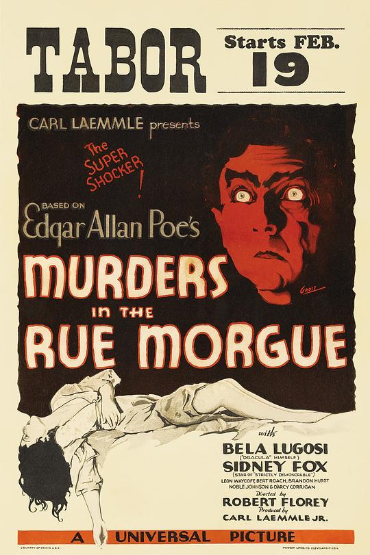 BD25-經典 莫格街謀殺案/莫格街兇殺案 Murders in the Rue Morgue (1932)  豆瓣6.9
