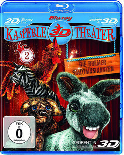 快門3D 藍光3d電影碟片 BD25 布袋木偶戲：不來梅的城市樂手 3D