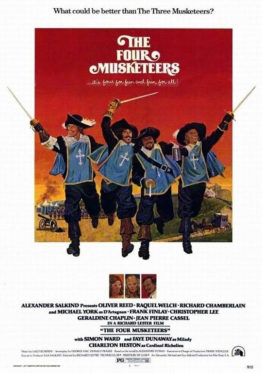 BD50-經典 BD50-2D 生死劍俠/四個火槍手 The Four Musketeers (1974)  豆瓣7.2